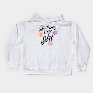 Gardening kinda girl Kids Hoodie